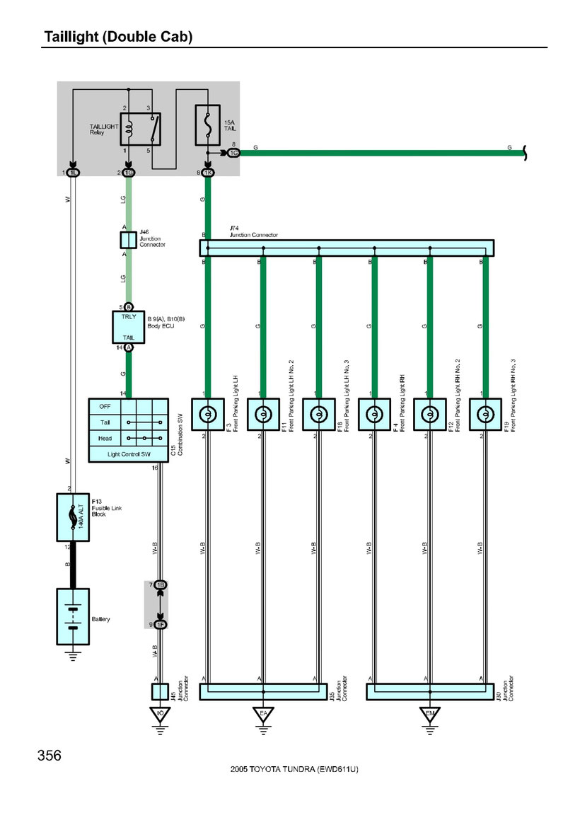 Toyota Tundra Tailight Wiring Diagram