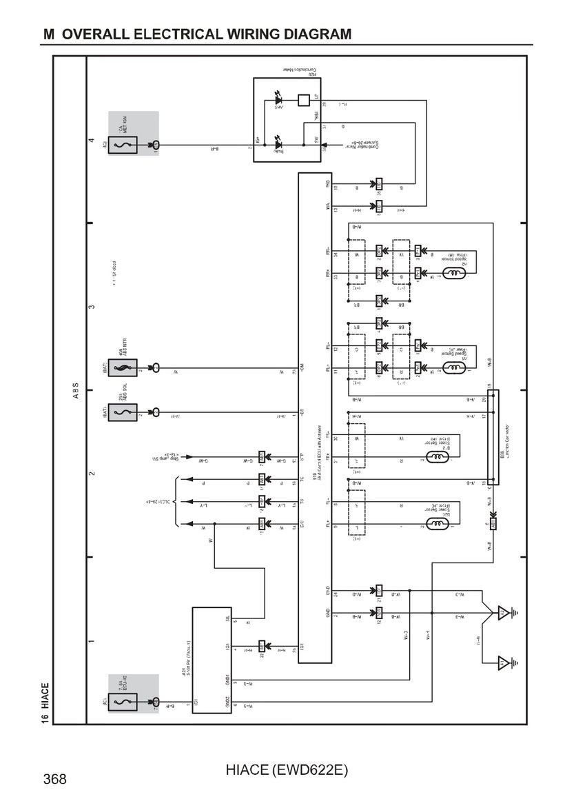 TOYOTA HIACE Wiring Diagrams - Car Electrical Wiring Diagram