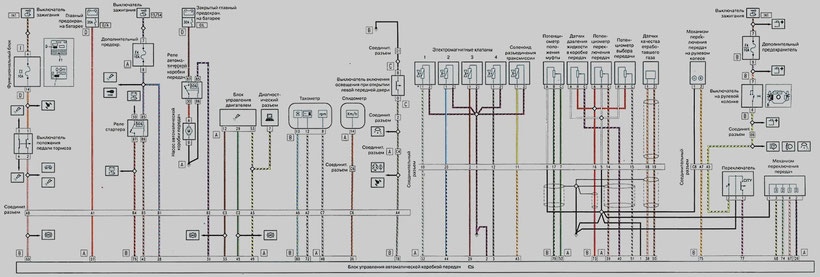 156 Automatic Transmission Control System Wiring Diagram