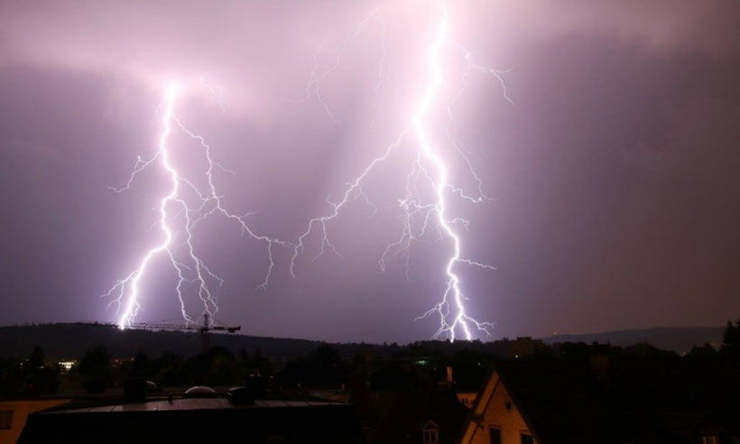 orages sur l'Isère, le Jura, le Doubs, l'Ain, la Savoie et la Haute-Savoie