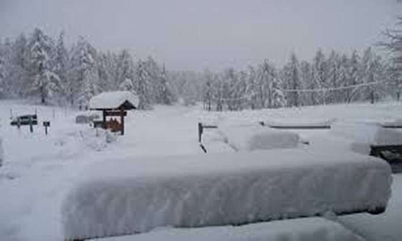 retour de la neige en montagne