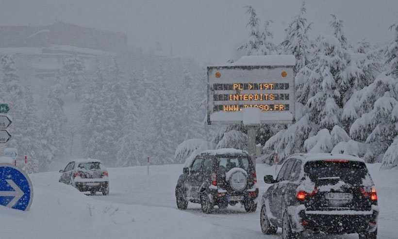 Retour de la neige en montagne