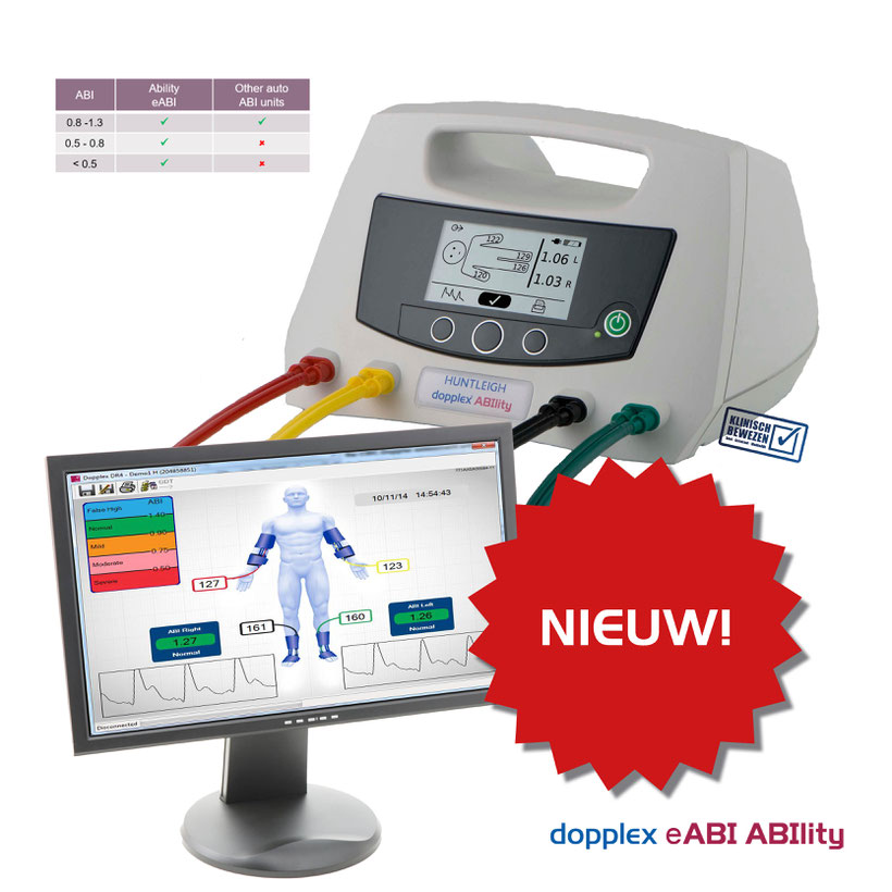 dopplex Ability enkel-arm index systeem, eABI, e-Ability