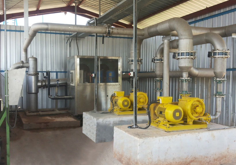 ATEX blower for biogas lagoon digester