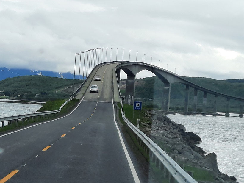 Brücke nach Sortland auf Langøya
