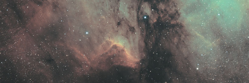 Detail of the Pelican Nebula