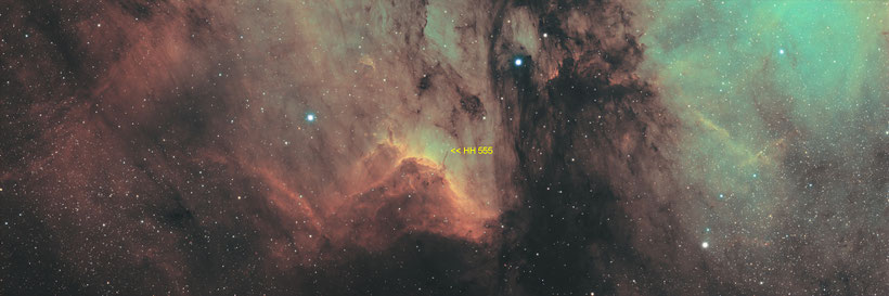 Detail of the Pelican Nebula