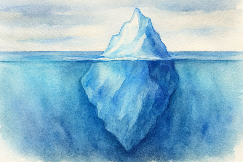 an iceberg