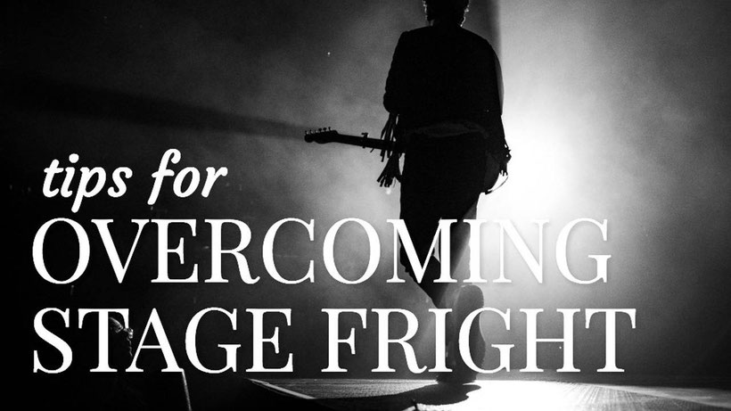 Overcoming stage fright for guitar players.