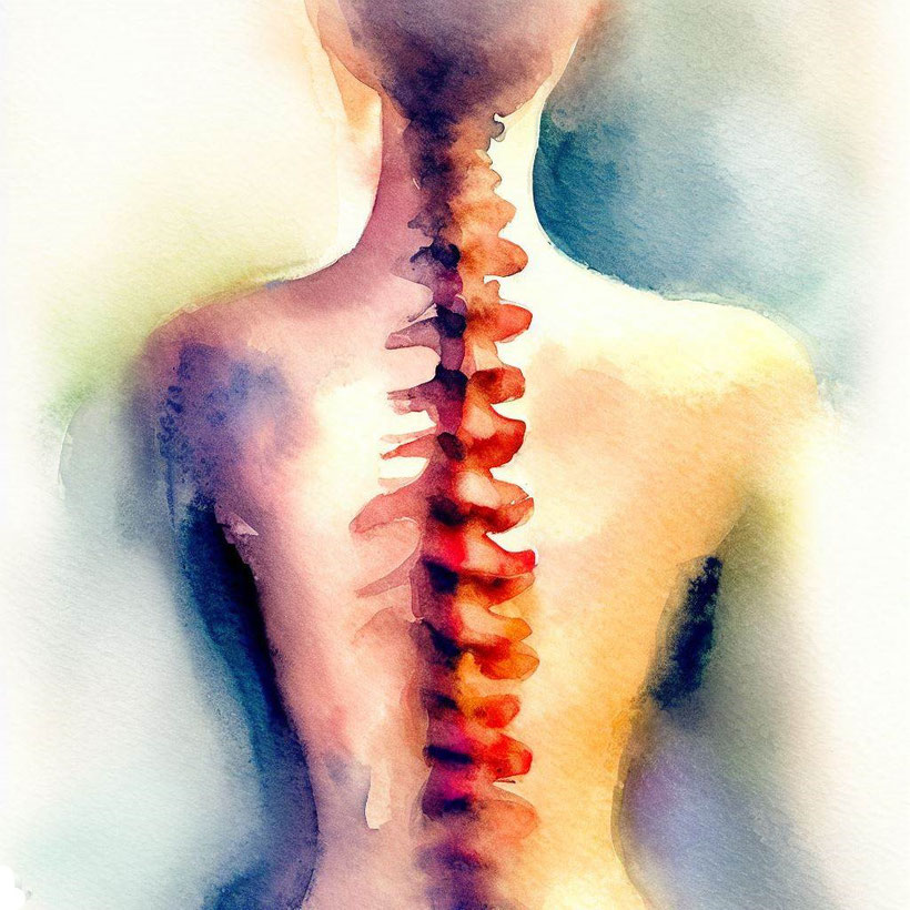 woman with milder scoliosis