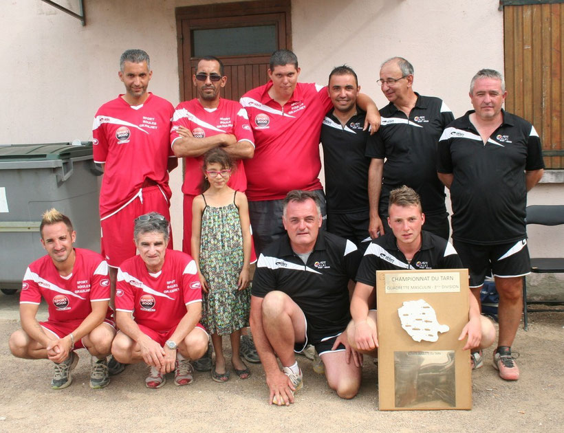 Les vainqueurs quadrettes (photo CBD)