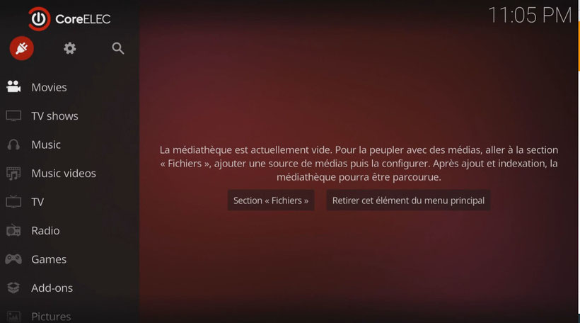 Système d'exploitation CoreElec basé sur LibreElec basé sur Kodi