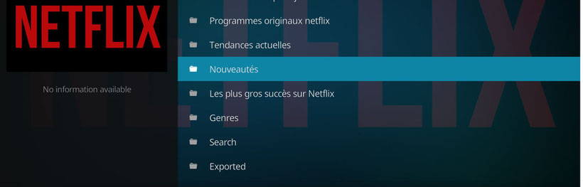 Tuto installer Netflix extension Kodi