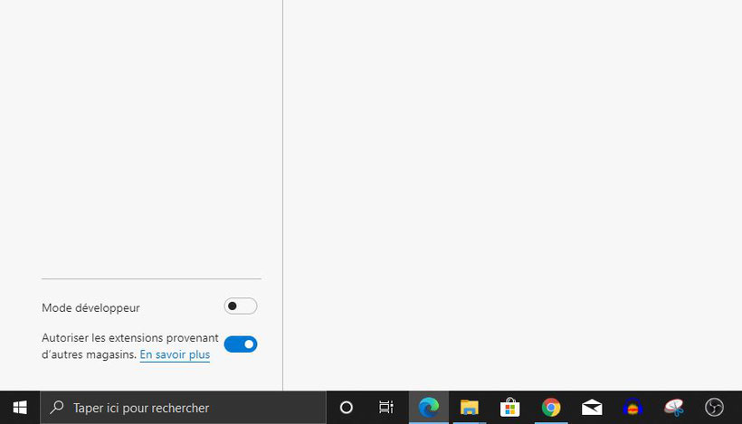 Extensions Google Chrome sur Microsoft Edge