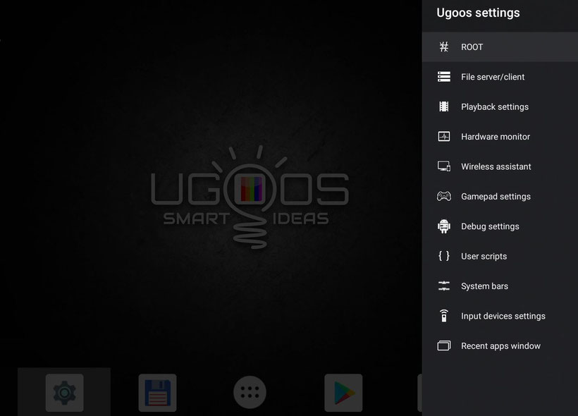 Ugoos AM6 Plus interface fonctionnalités