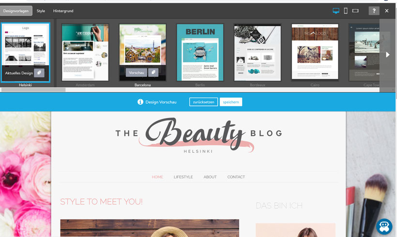 Bildquelle: JIMDO Templates