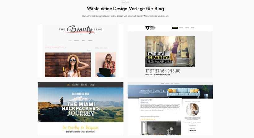 Bildquelle: JIMDO Templates