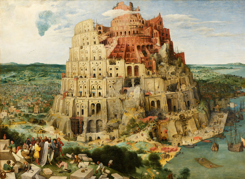 Pieter Bruegel il Vecchio, "La Torre di Babele" (1563)