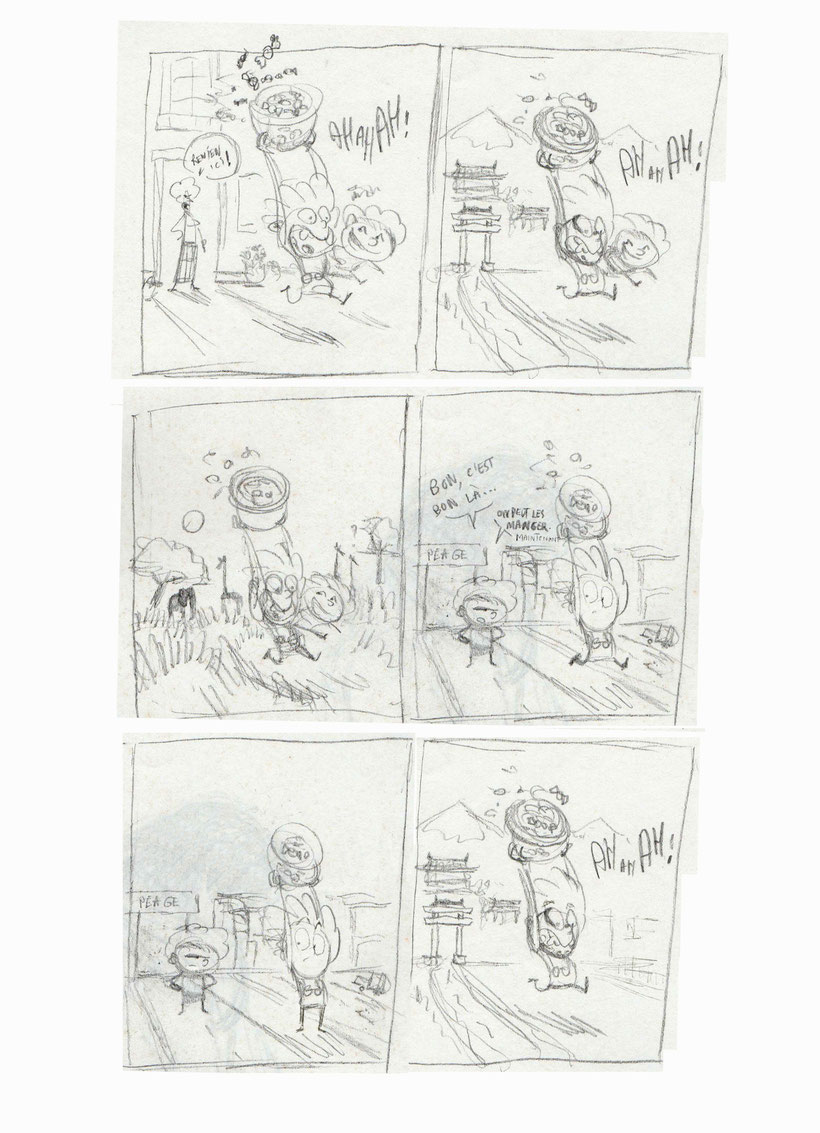 storyboard bd humoristique francois salembier
