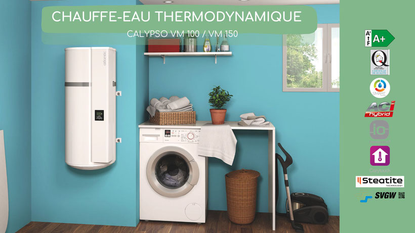 chauffe-eau thermodynanique Calypso VM 100 / VM 150