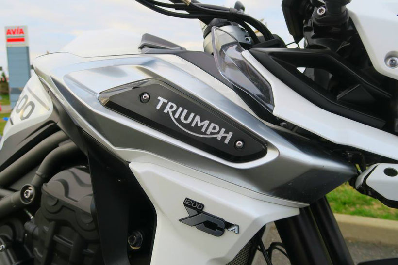 Un travail a&érodynamique payant sur la Triumph Tiger 1200 XCa