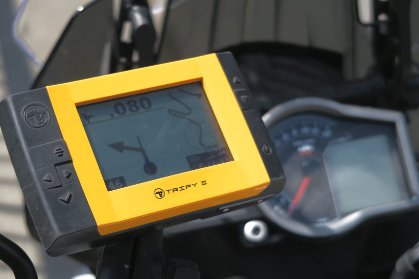 GPS Tripy est l'outil idéal pour tracer vos balades moto