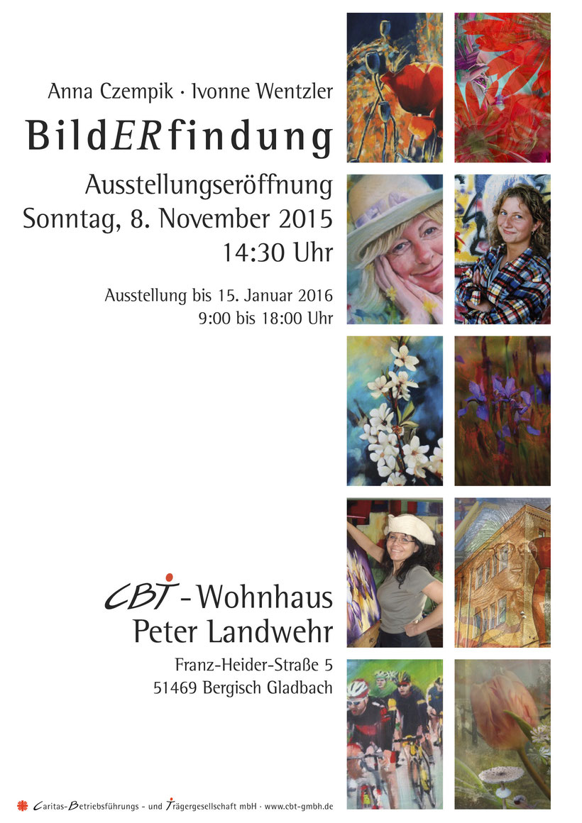 8. Nov. 2015 - Eröffnung der Ausstellung "Bild ER findung" im CBT