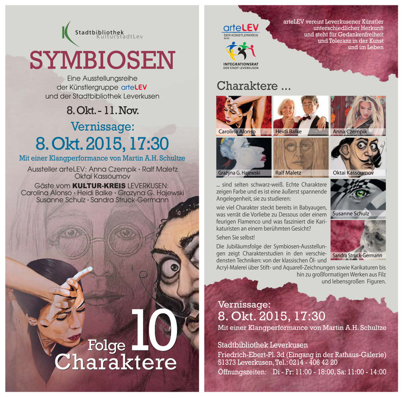 8. Okt. 2015 - Symbiosen 10: Charaktere