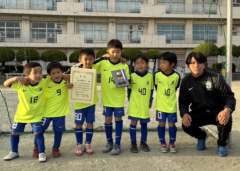 2025年度　美浜区１年生大会優勝　GINGA FC
