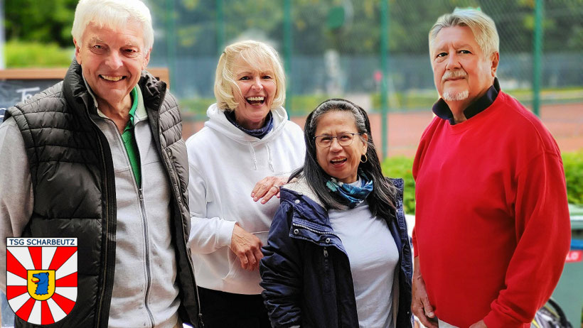 🏆 Mixed-Doppel-Sieger Gerardo Baumbach & Sigrid Westphal - 2. Platz Nancy Mentz & Siegmund Dandek