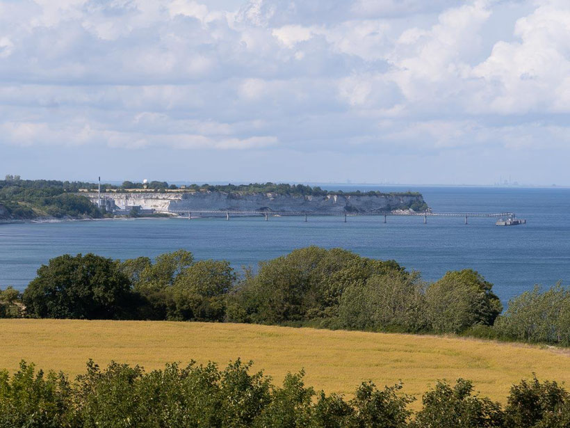 Steilküste Stevns Klint Blick vom Leuchtturm