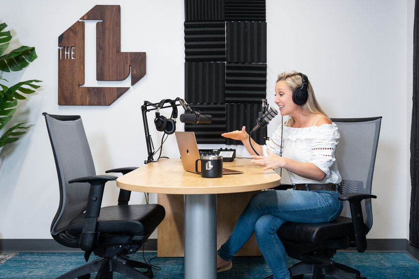 Podcast room at the L Offices