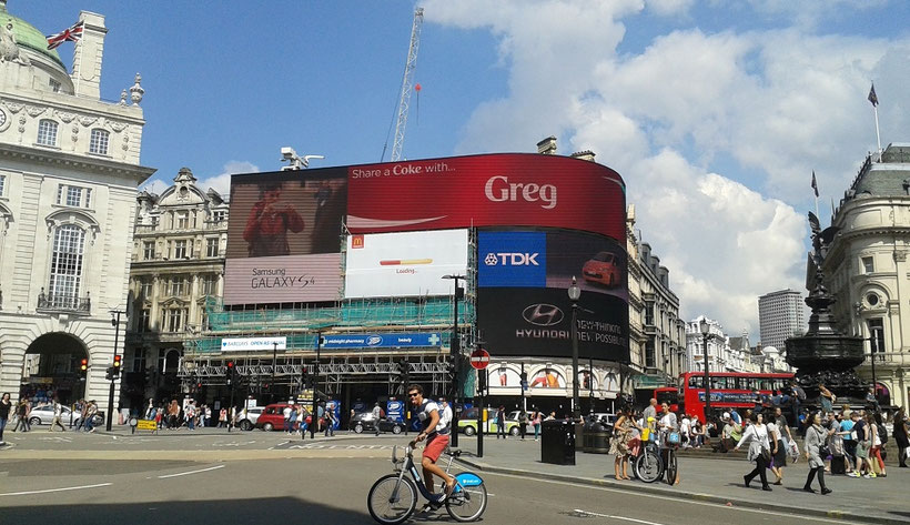 London in 3 Tagen - Sehenswürdigkeiten: Piccadilly Circus London