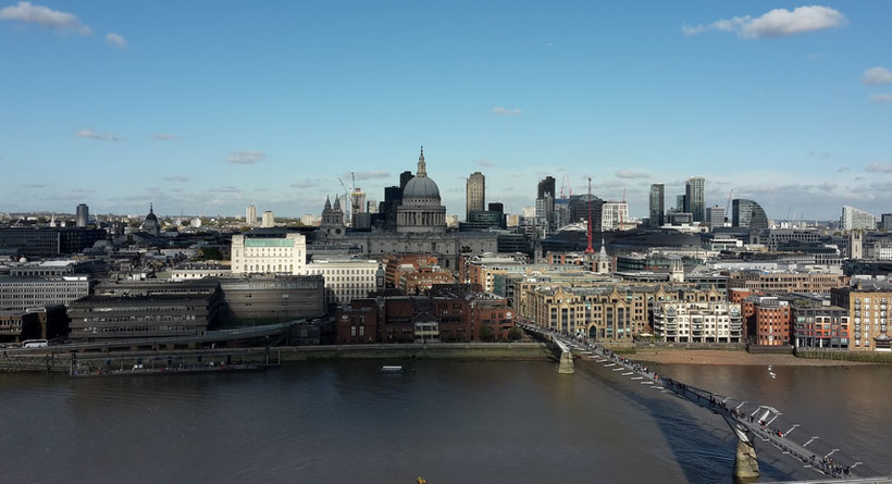 Millennium Bridge und St Pauls, Harry Potter Drehorte London