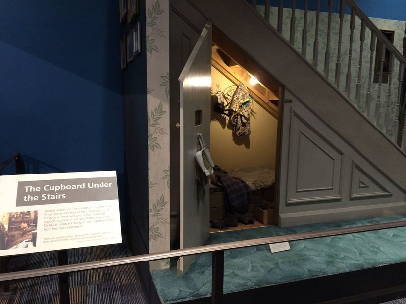 Harry Potter Studio Tour - The cupboard under the stairs