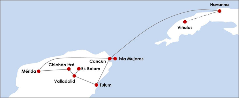 How much to Budget for 2 Weeks in Cuba and Mexico (Yucatán)?