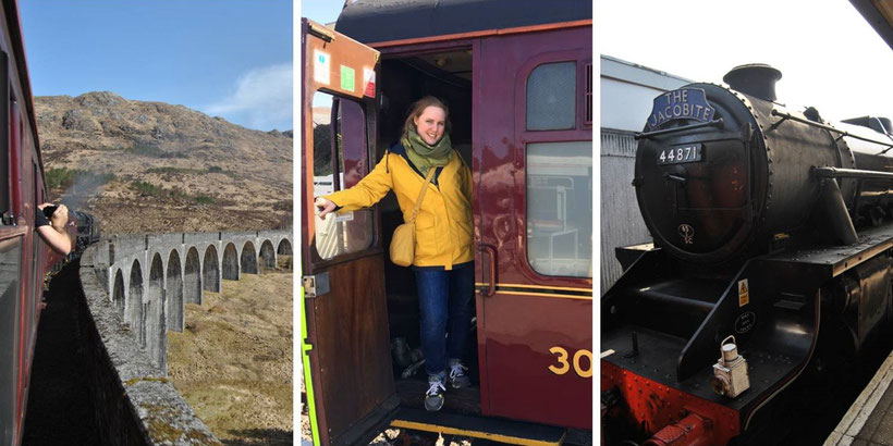 Harry Potter Zug / Eine Zugfahrt mit dem echten Hogwarts Express