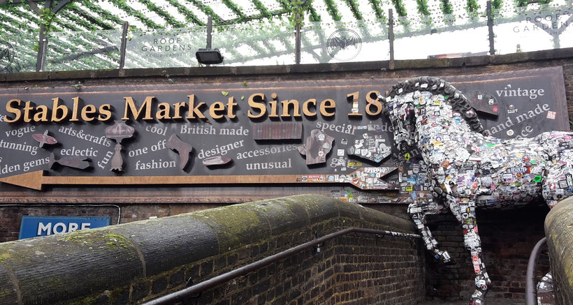 Märkte in London -Stables Market Camden