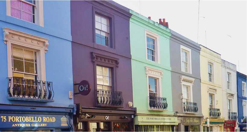 Top markets London - Portobello Road Market in Notting Hill