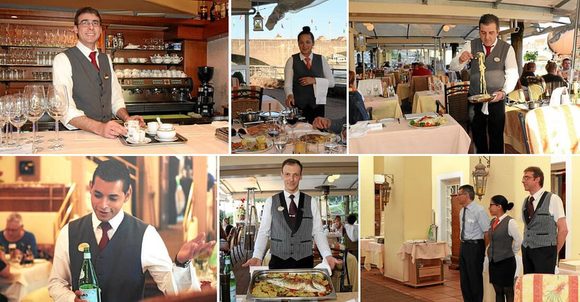 Service Personal und Sommelier im Sternerestaurant I Fratelli