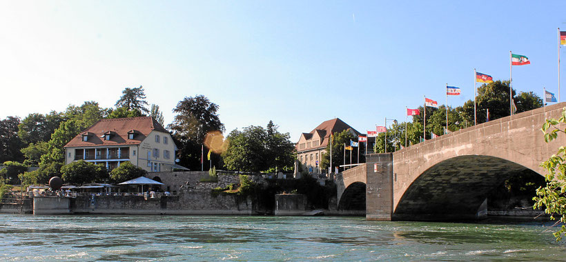 Historische Rheinbrücke in Rheinfelden