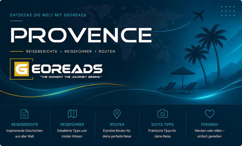 Wo der Provence Reisebericht seine Schätze flüstert! ENTDECKE DIE PROVENCE Tipps voller kleiner Wunder! Mit bester Provence Reiseführer Empfehlung.