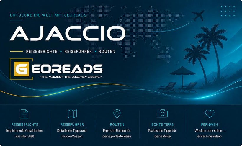 Wo der Ajaccio Reisebericht seine Schätze flüstert! ENTDECKE AJACCIO Tipps voller kleiner Wunder! Mit bester Ajaccio Reiseführer Empfehlung.