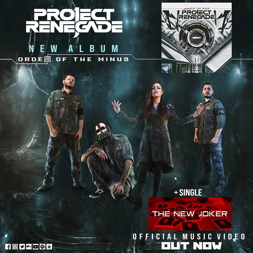 PROJECT RENEGADE, single, The New Joker, new video, album, Order of the Minus, rockers and other animals, news