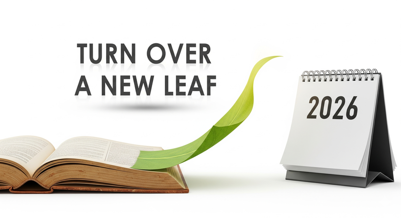 ¿Qué significa "Turn over a new leaf"? 5 expresiones para empezar el 2026 desde cero.