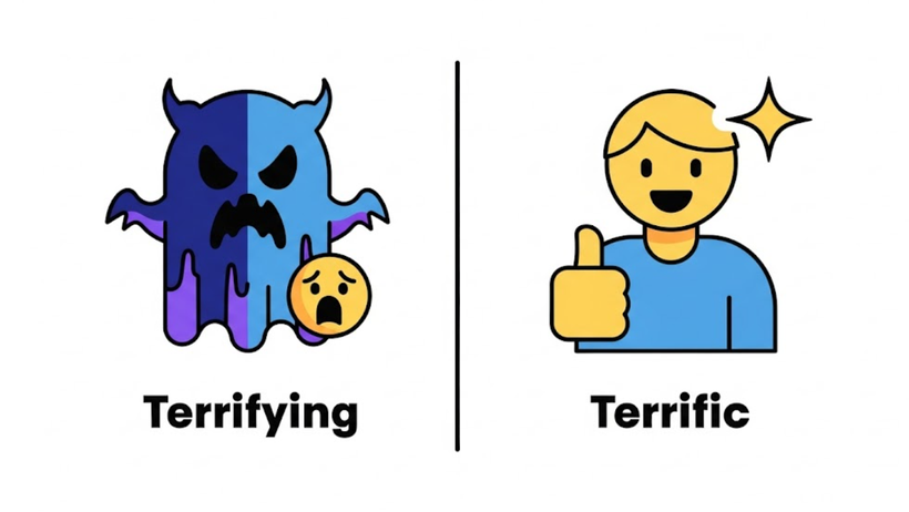 ¿Te han dicho que tu inglés es "Terrific"? ¡No te ofendas! Es un piropo, no un insulto.