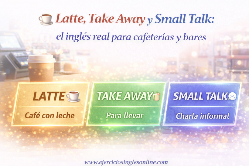 Latte, Take Away y Small Talk: el inglés real para cafeterías y bares