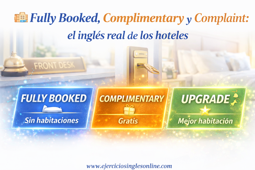Fully Booked, Complimentary y Complaint: el inglés real de hoteles y trato VIP