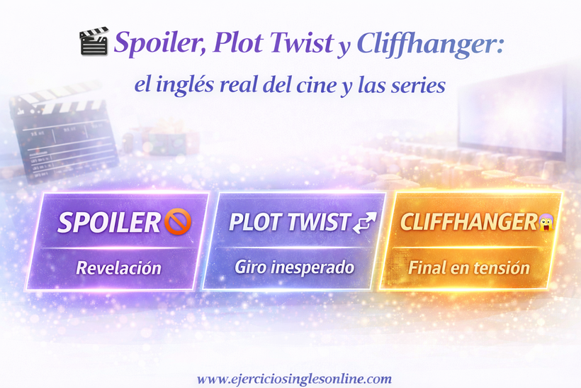 Spoiler, Plot Twist y Cliffhanger: el inglés real de las series y el cine