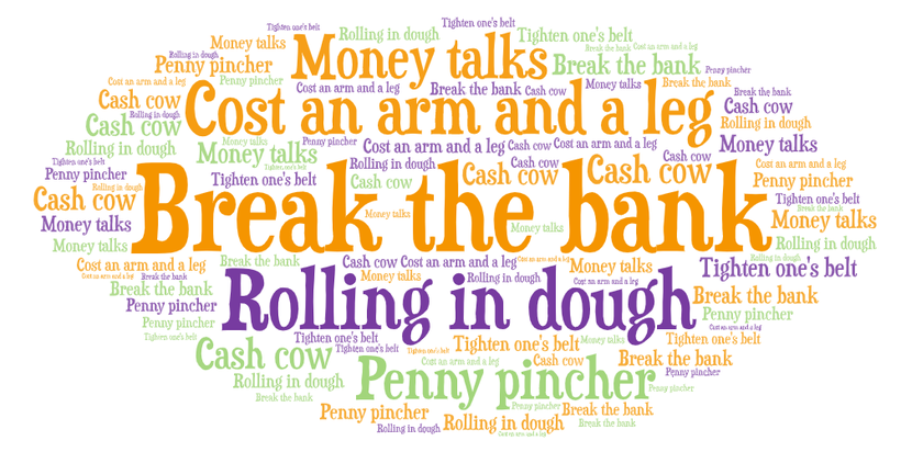 Idioms relacionadas con dinero en inglés